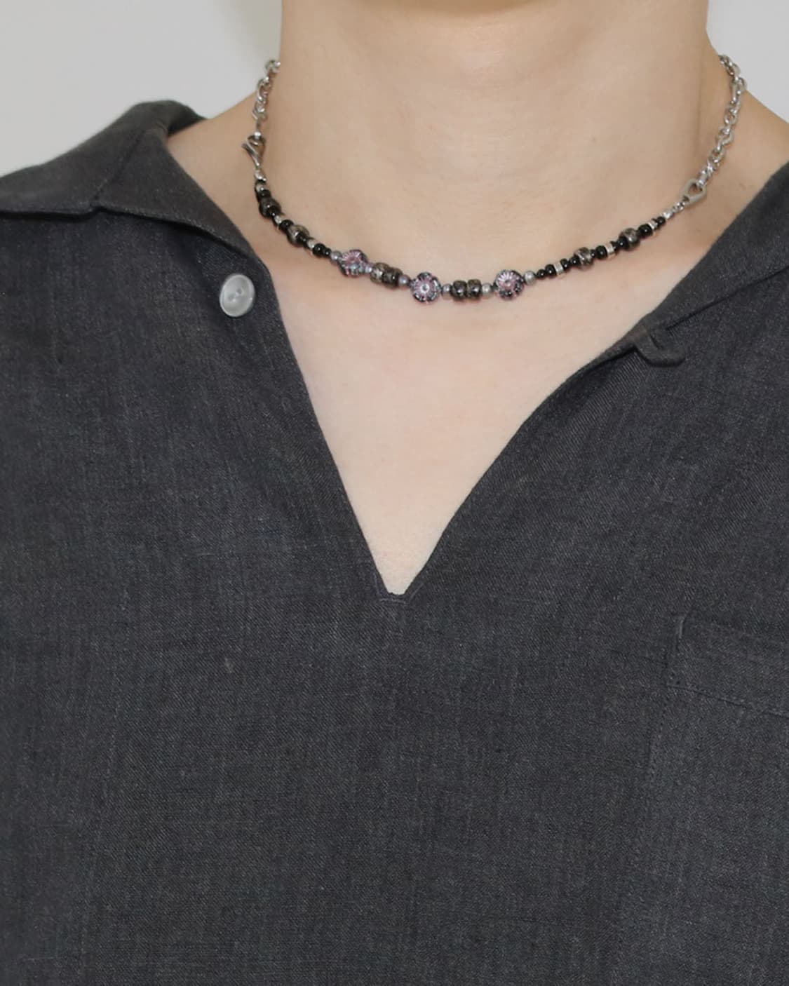 시그니처 체인징 목걸이 (v / black ver) 상품이미지7