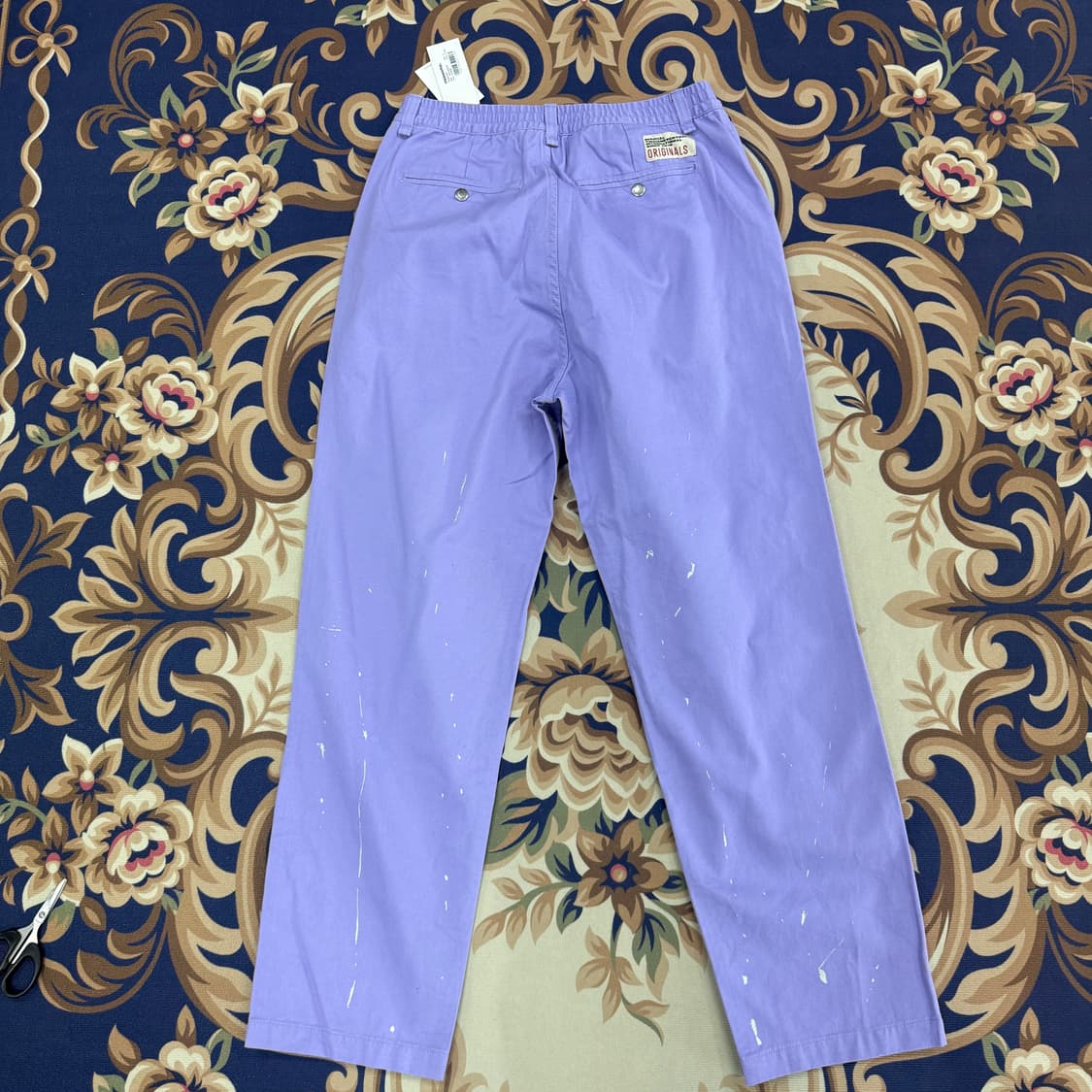 (M)디스이즈 네버댓 페인팅 코튼 팬츠(라벤더) 상품이미지5