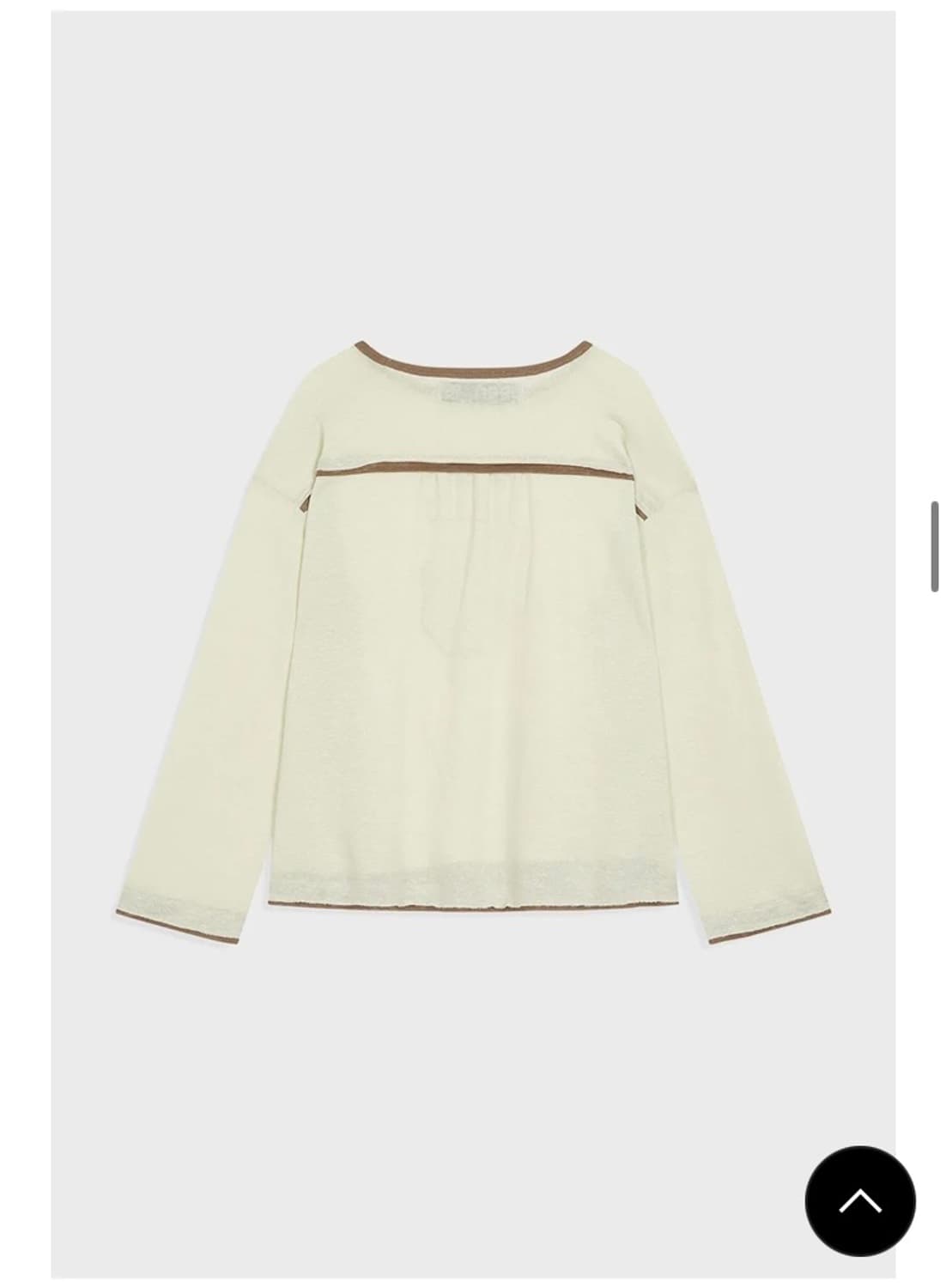 오픈와이와이 넘버 5 오버사이즈드 린넨 티 옐로우 S 사이즈 상품이미지3