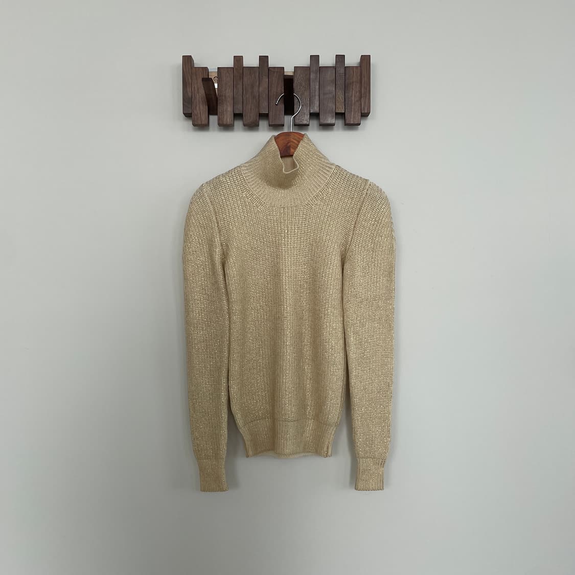 핀코 골드 펄 니트 상품이미지2