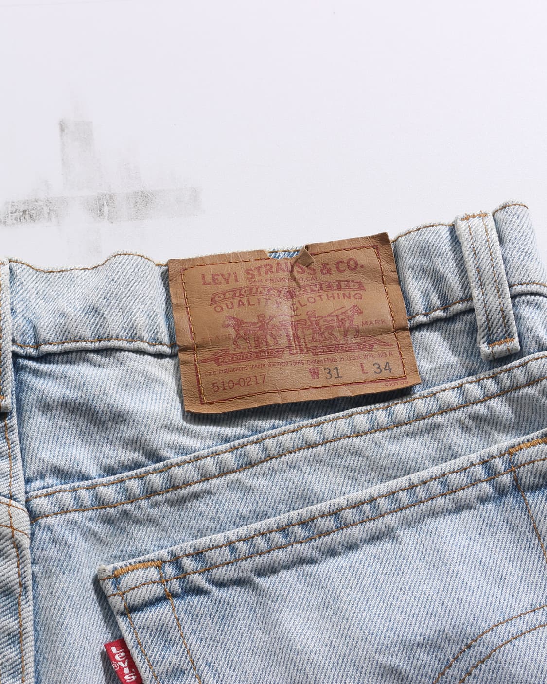 90s Levi's 510-0127 U.S.A 상품이미지5