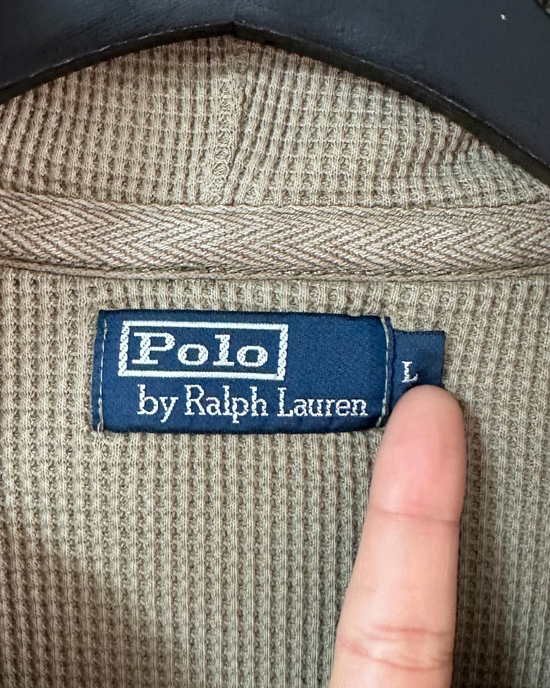 폴로 카키 써멀 후드 집업 (va.120) 상품이미지5