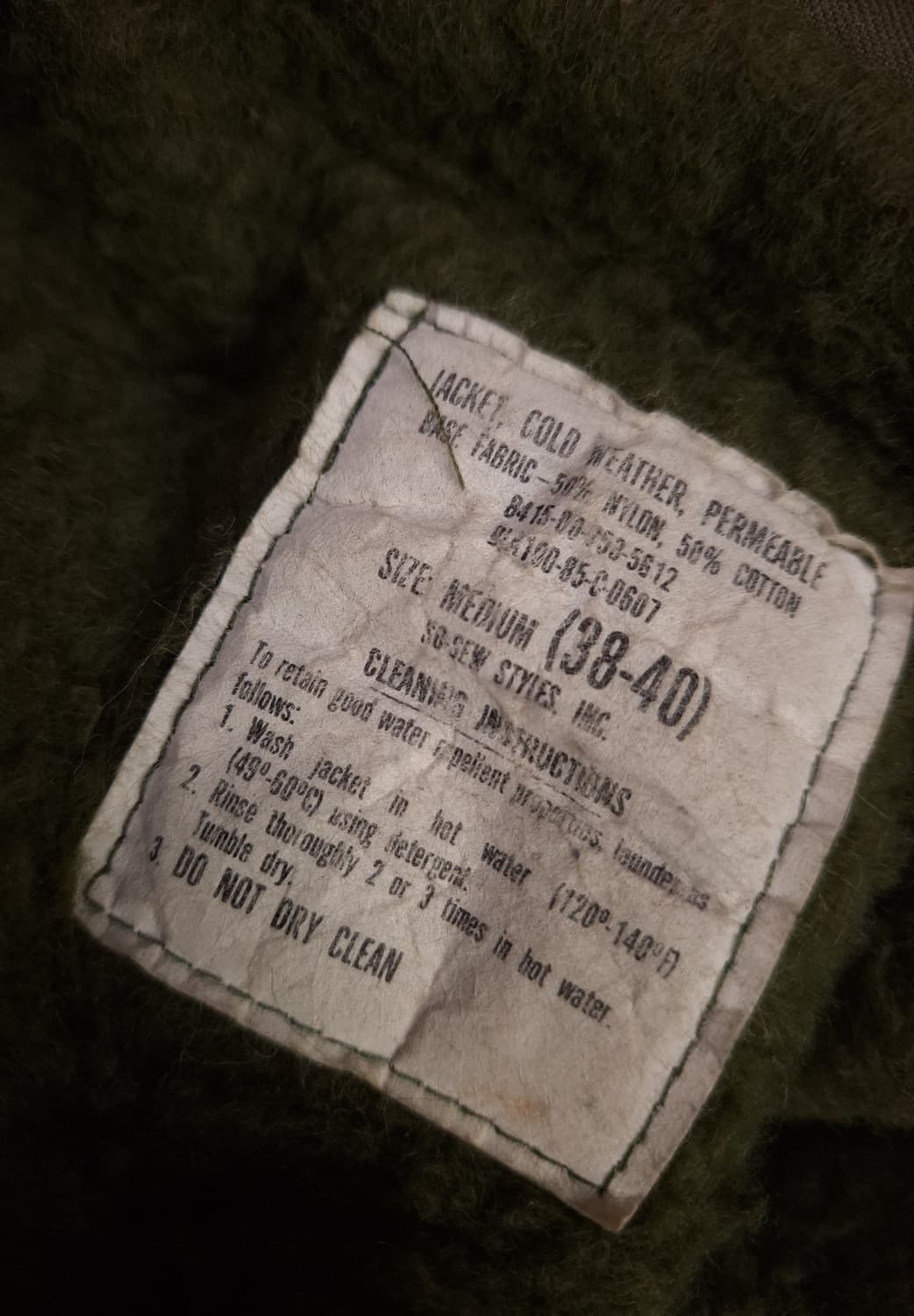 오리지날 80's 미해군 A-2 덱자켓 상품이미지2