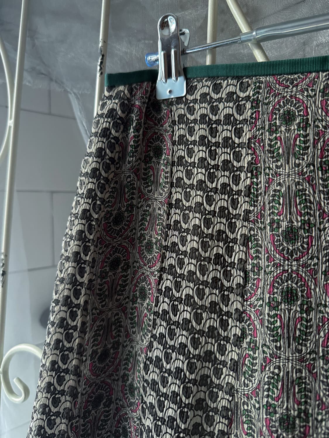 Green Ethnic Chiffon Skirt 0148 상품이미지2