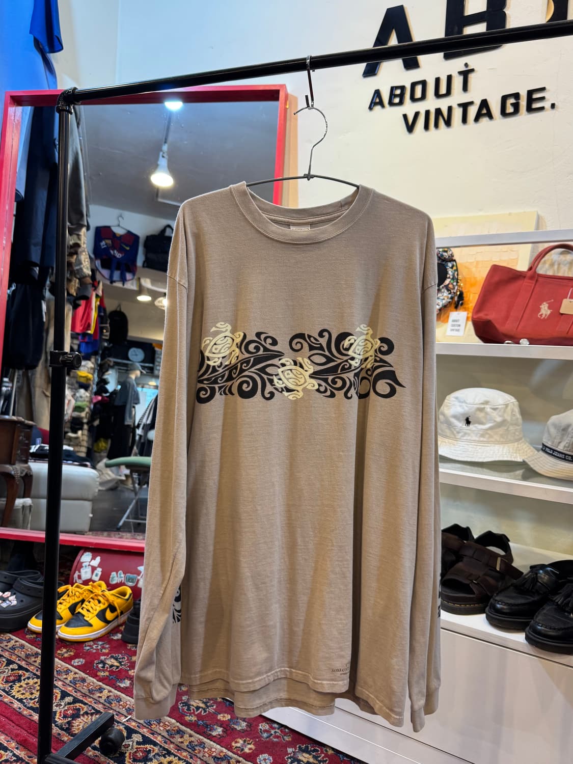 90s 빈티지 크레이지셔츠 하와이 롱슬리브 L 상품이미지2