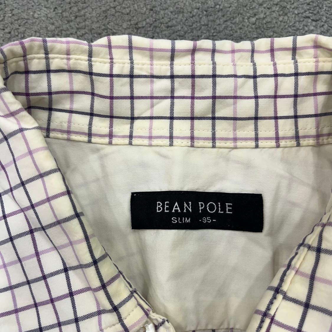 95 빈폴 체크 긴팔 셔츠 상품이미지5