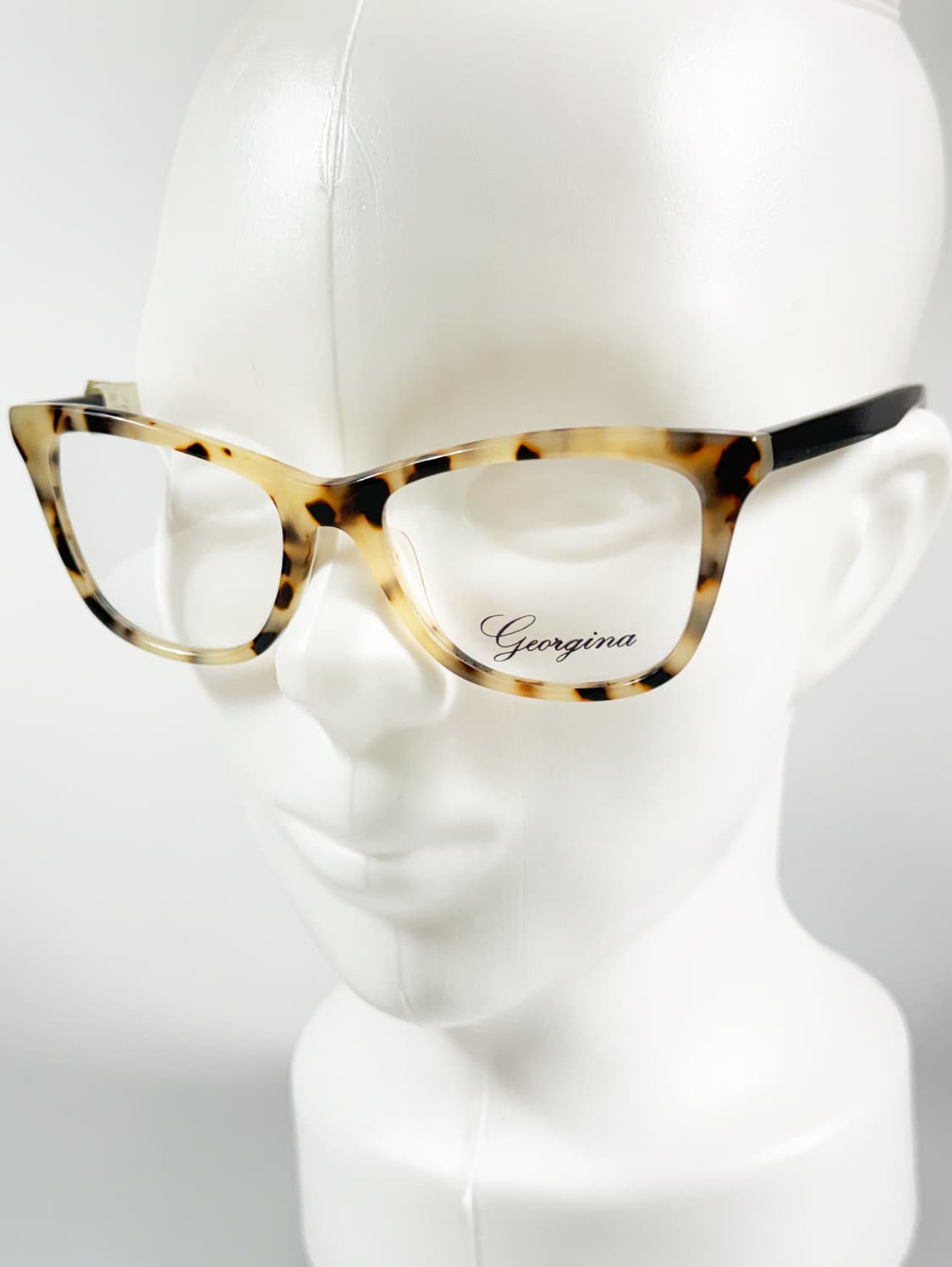 GEORGINA 톨토이즈 캣아이 뿔테 프레임 빈티지 안경 상품이미지8
