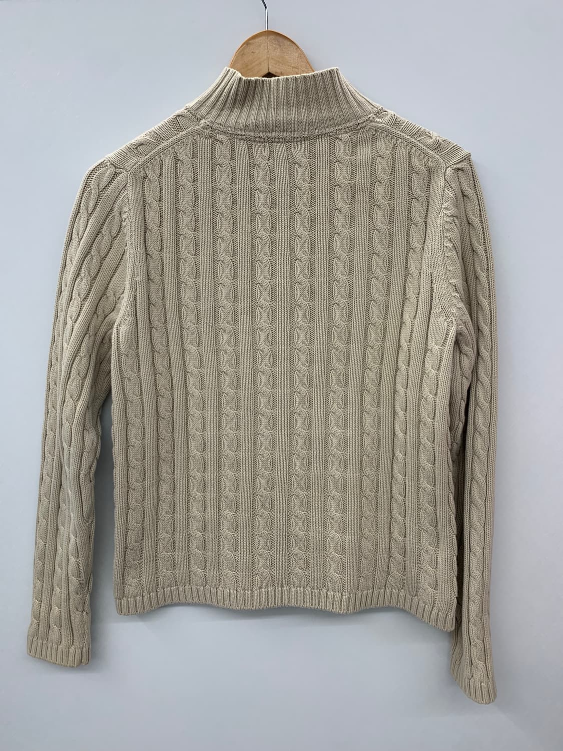 L.L.bean 꽈배기 니트 집업 상품이미지8