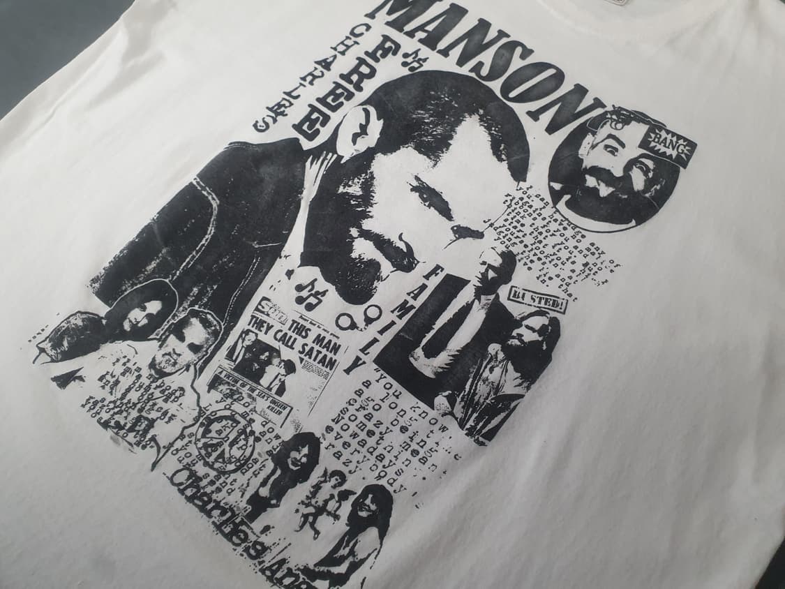 빈티지 찰스맨슨 티셔츠(2XL) 상품이미지4