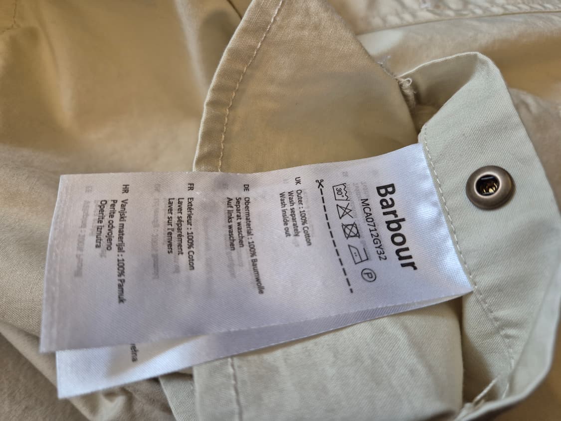 바버 크림던 코튼 자켓 상품이미지8