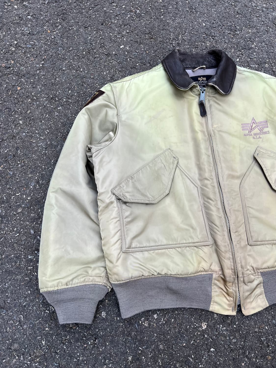 00s ALPHA INDUSTRIES CWU 45/P 알파플라이트봄버 상품이미지3