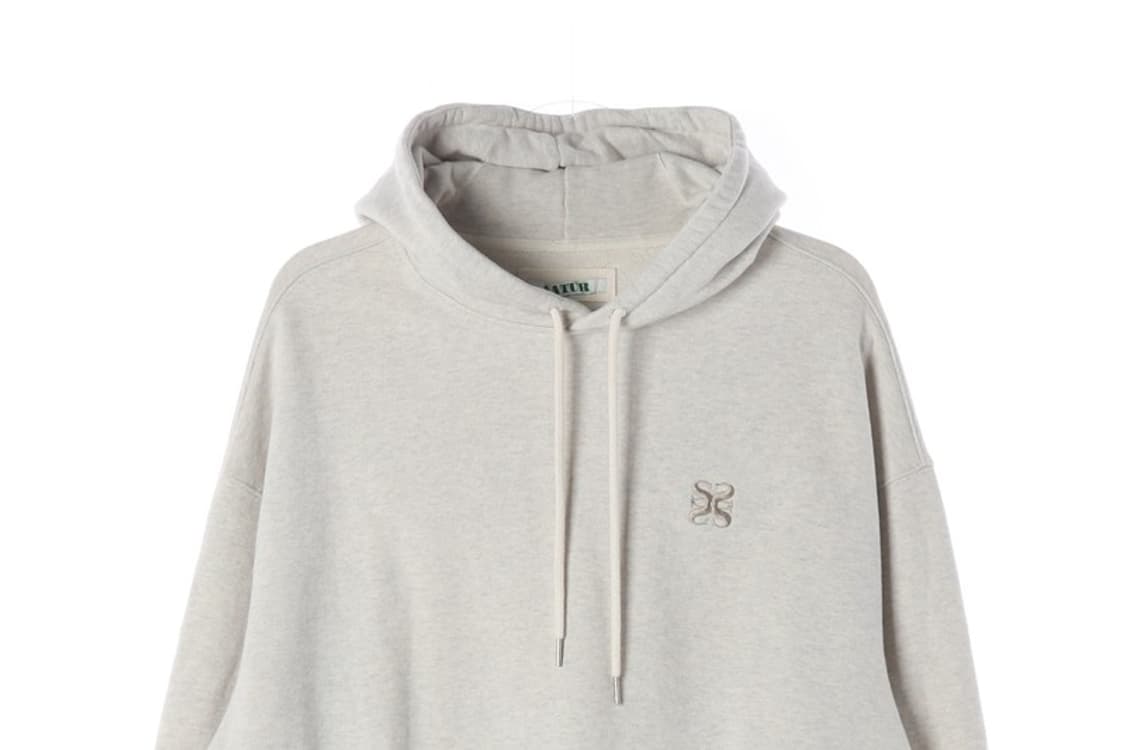 SATUR 미니 로고 자수 후드티  상품이미지3