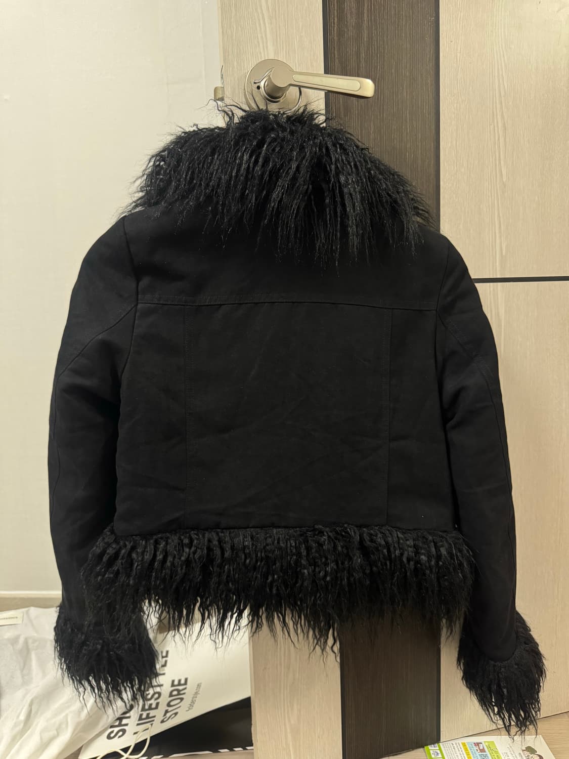 h&m 트리밍퍼 자켓 무스탕 상품이미지2