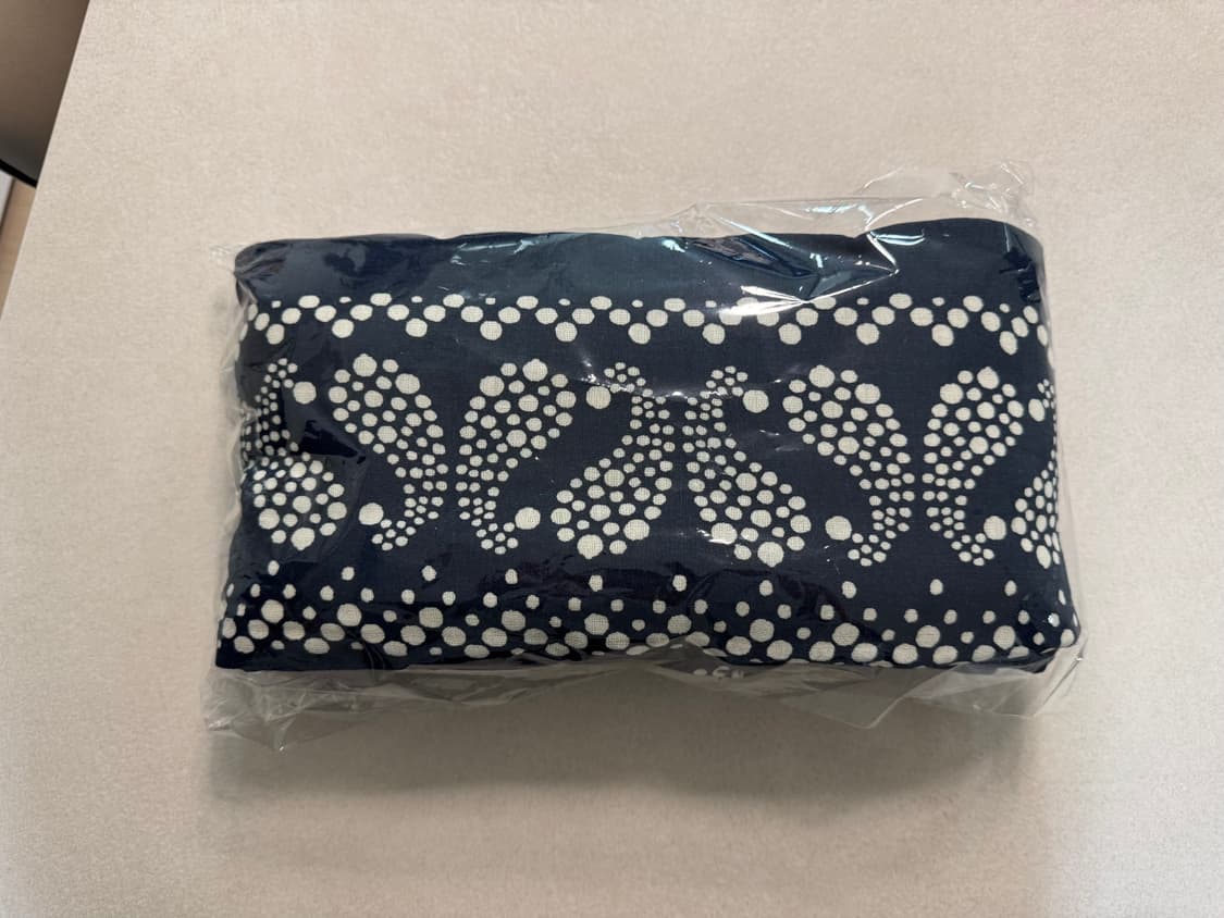 캐피탈 헴프 레이온 반다나 패턴 케사 머플러 네이비 상품이미지1