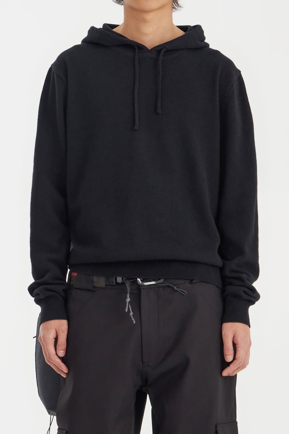 Mudule 004 Plain Hoodie Black 4 상품이미지1