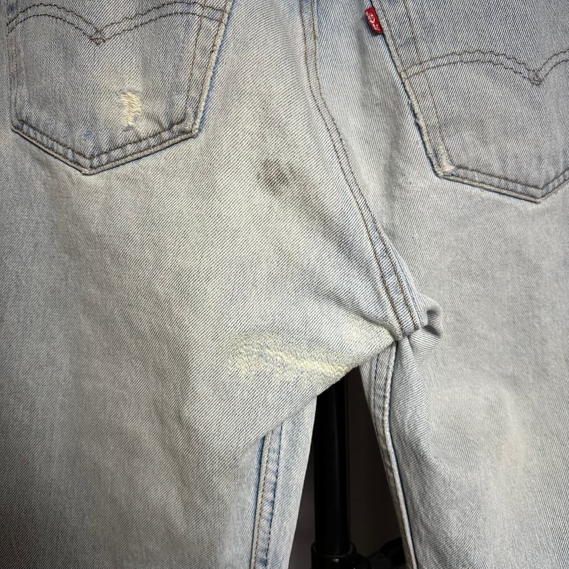 빈티지 90s 리바이스 501 USA 연청 33 상품이미지3