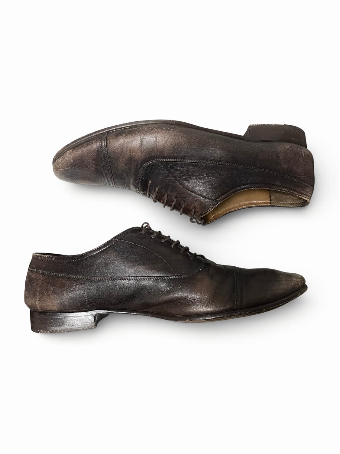 burning effect derby shoes 상품이미지4
