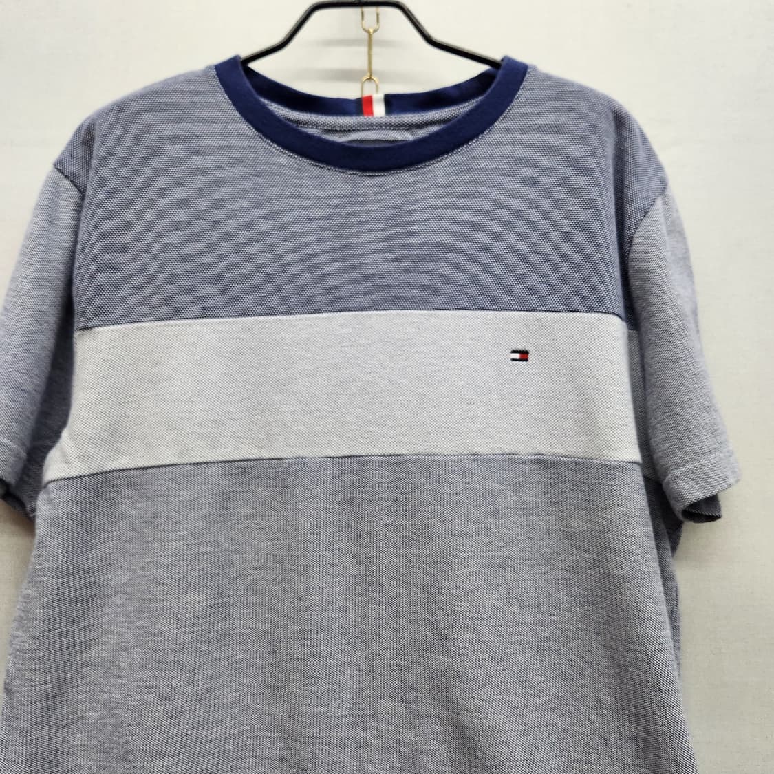 타미힐피거 로고 배색 와플 반팔티 L 상품이미지2