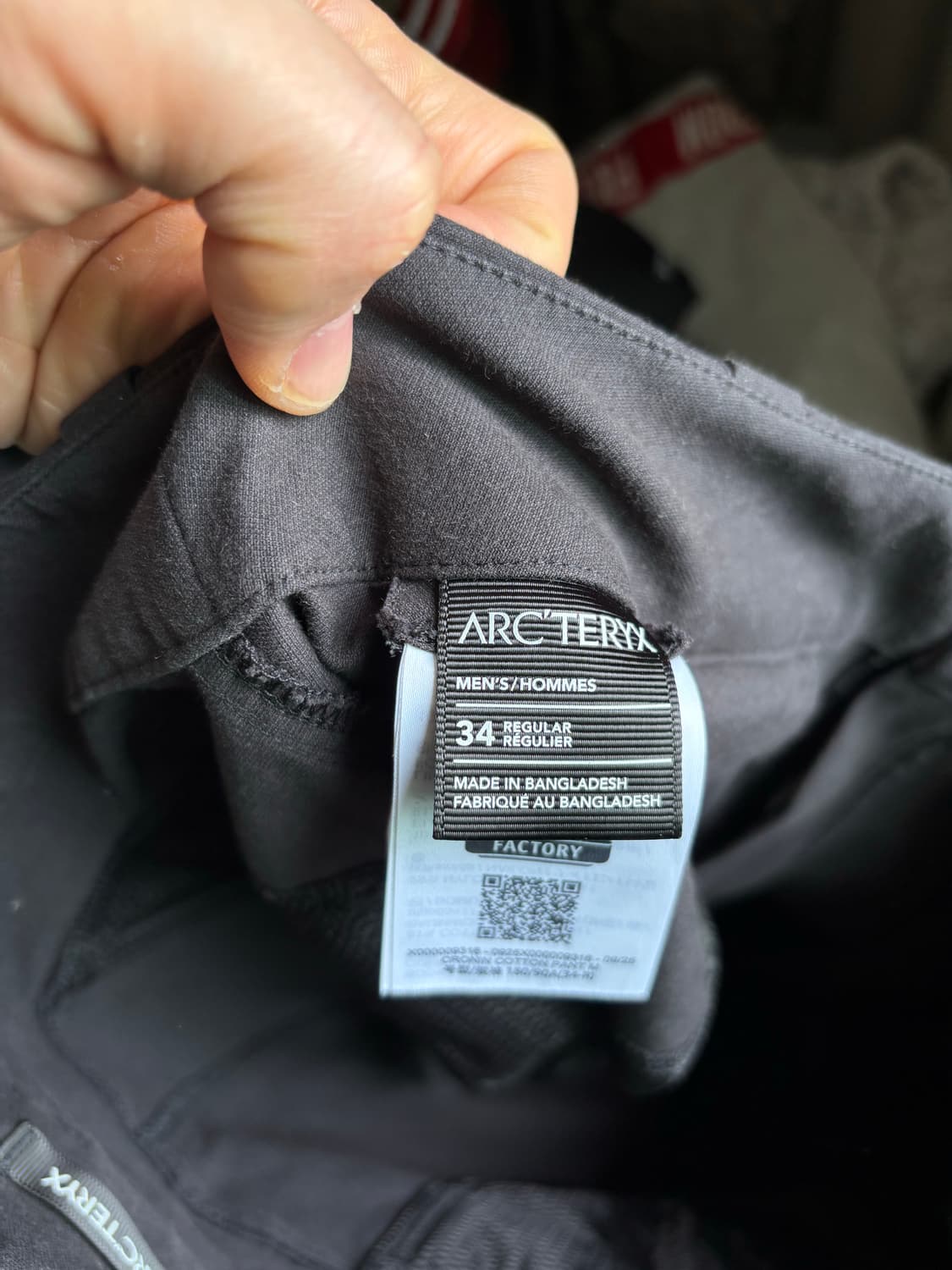 아크테릭스 크로닌 코튼 팬츠 블랙 상품이미지3