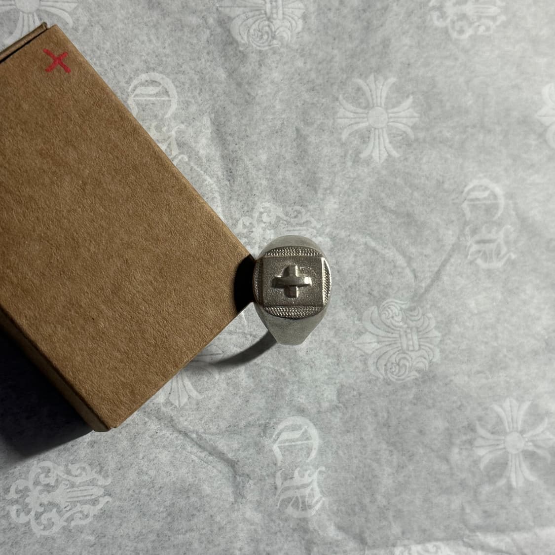 [M] m.a+ cross seal ring 실버 링 상품이미지1