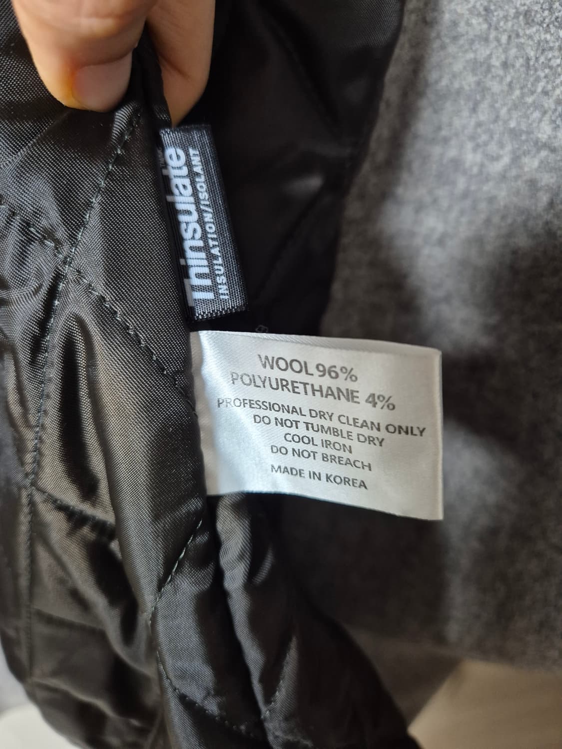 낫띵리튼 신슐레이트 패디드 코트 (50만원대) 빌마칸 양털카라 상품이미지9