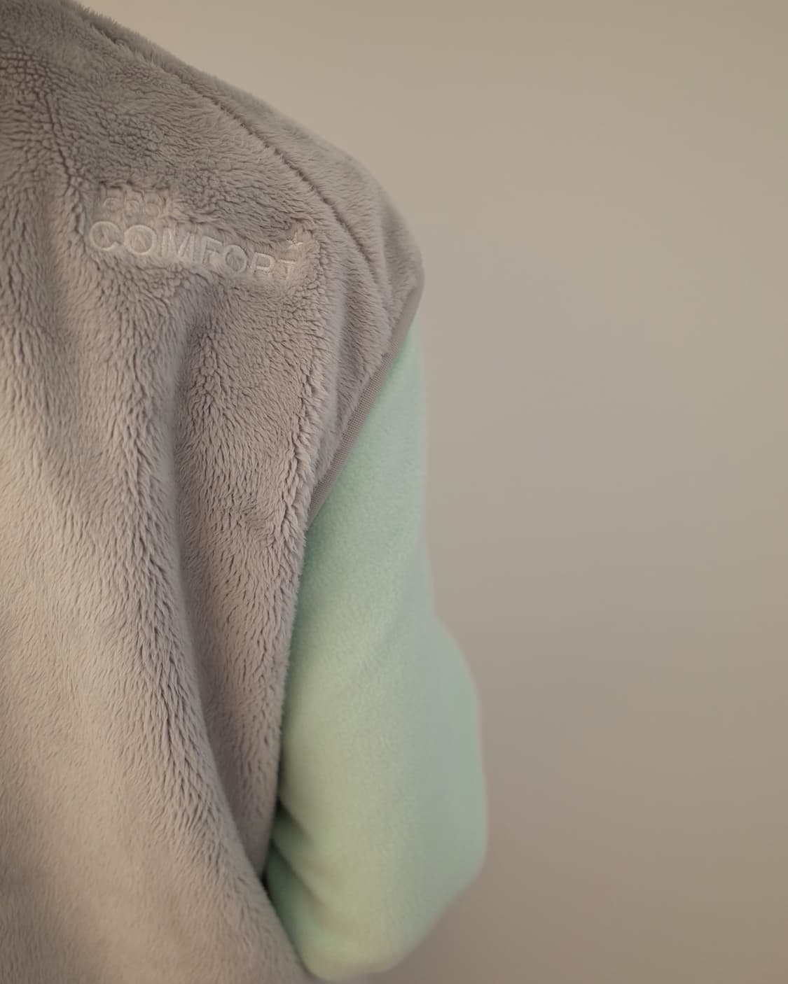 택포)25-004 FLEECE BOA VEST (LIGHT GREY) 상품이미지5