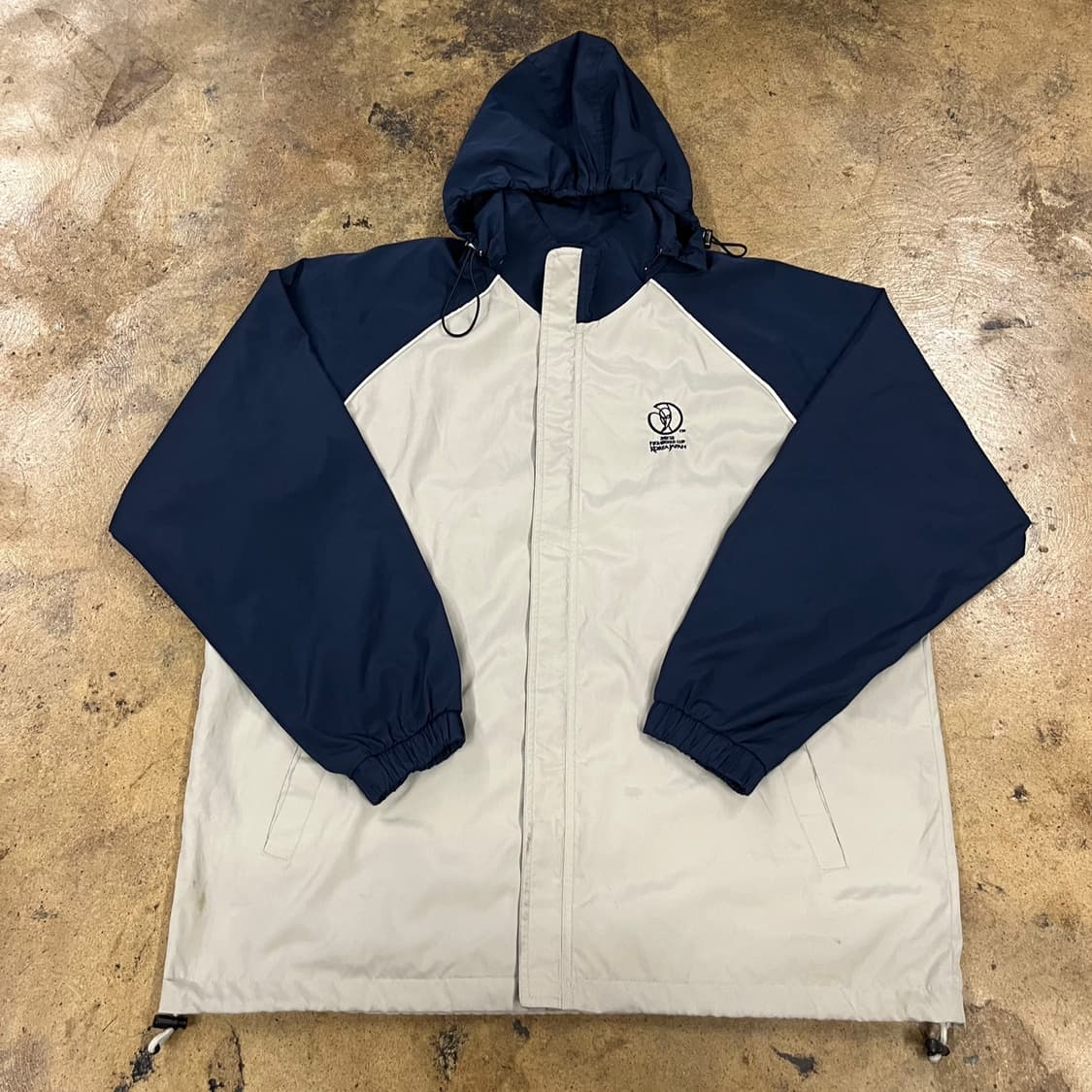 [정품/105] 2002 한일 월드컵 네이비 아이보리 바람막이 b10 상품이미지2