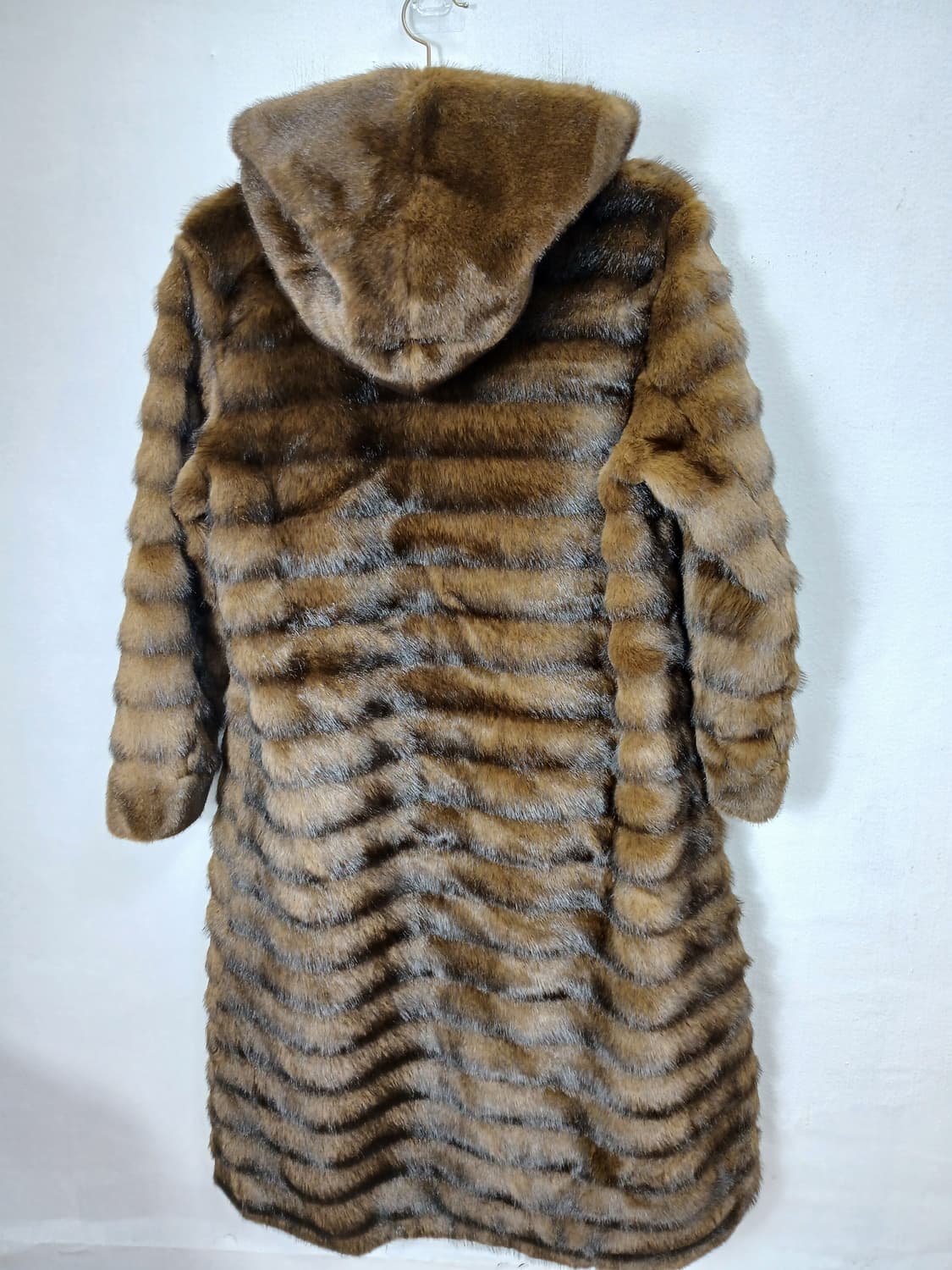 천연밍크 후드 롱 코트 90-95 M 새제품 상품이미지4