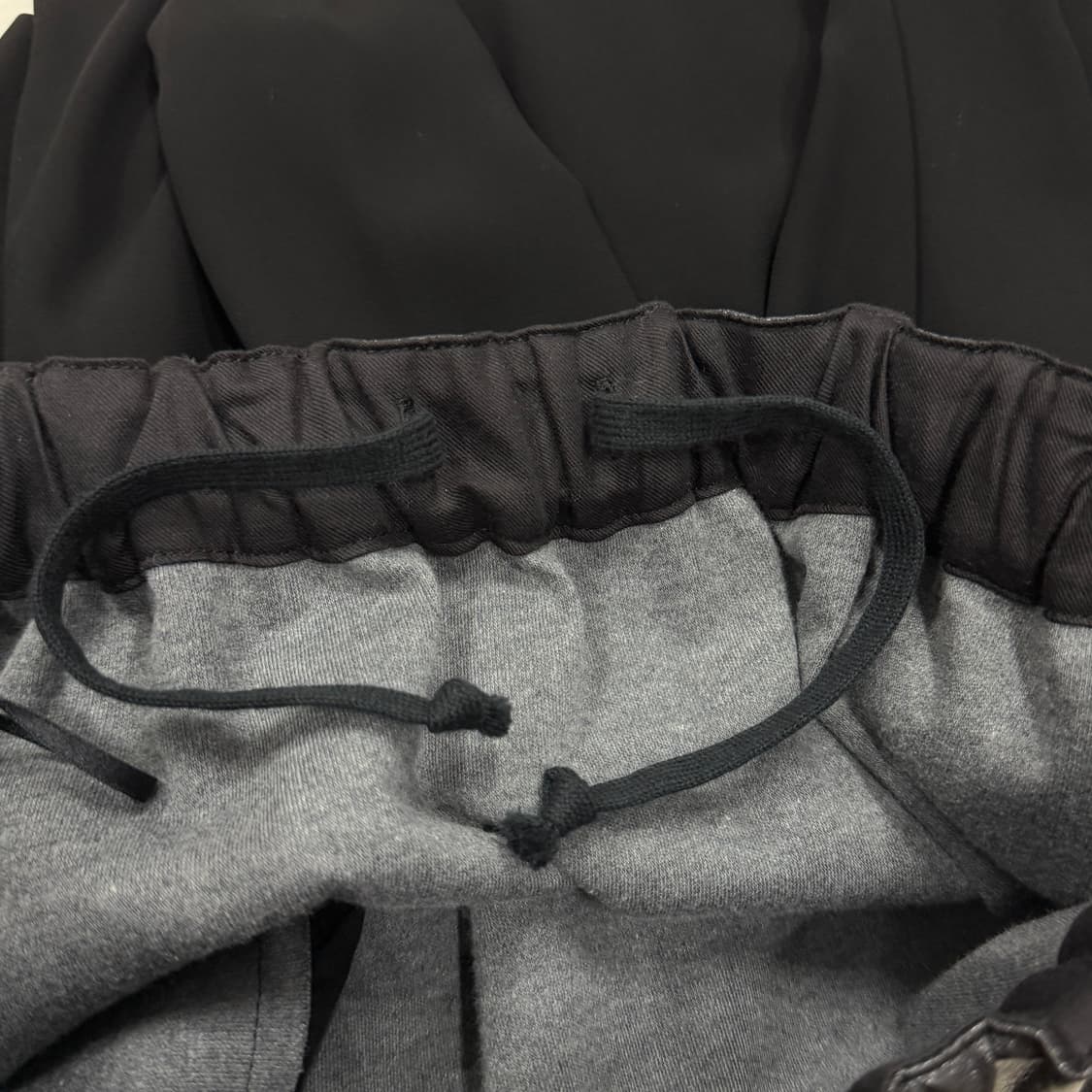 2024 꼼데가르송 러플 새틴 캉캉 롱스커트 치마 블랙 XS 상품이미지4