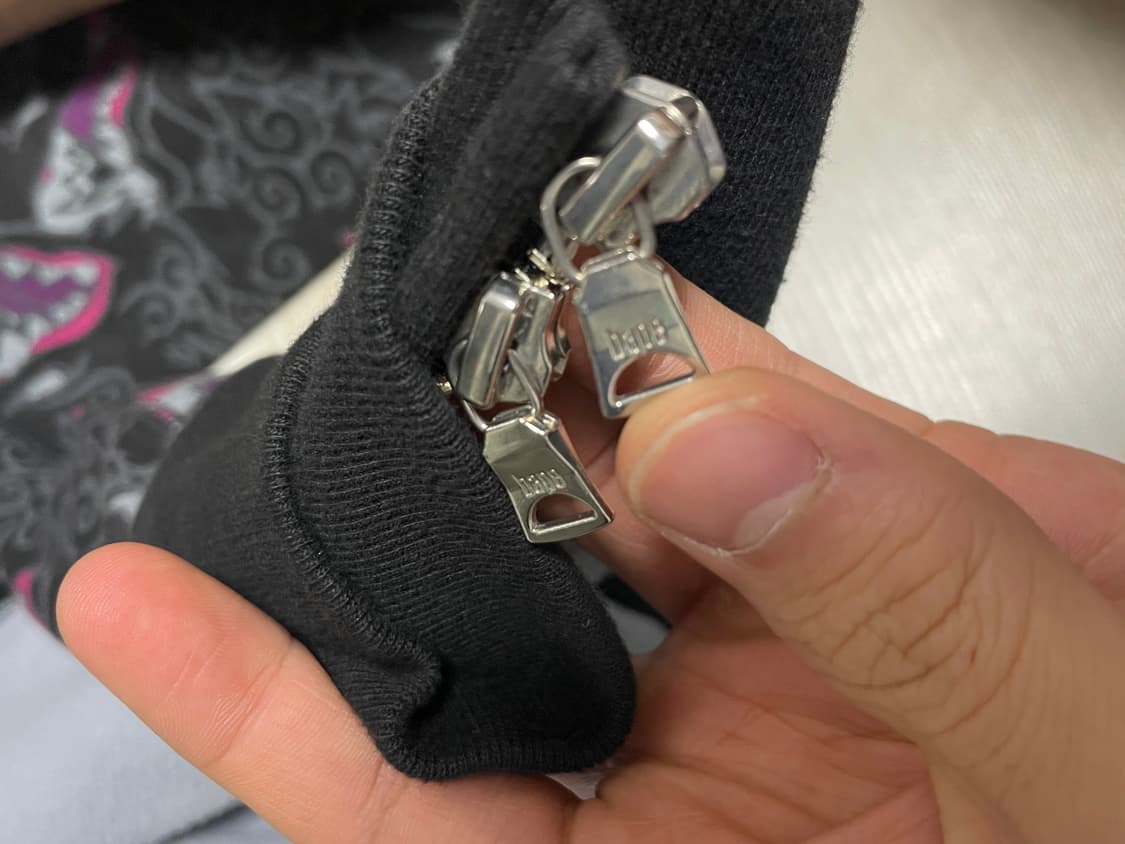 베이프 재패니즈 타투 카모 샤크 Fz 후드집업 블랙 상품이미지10