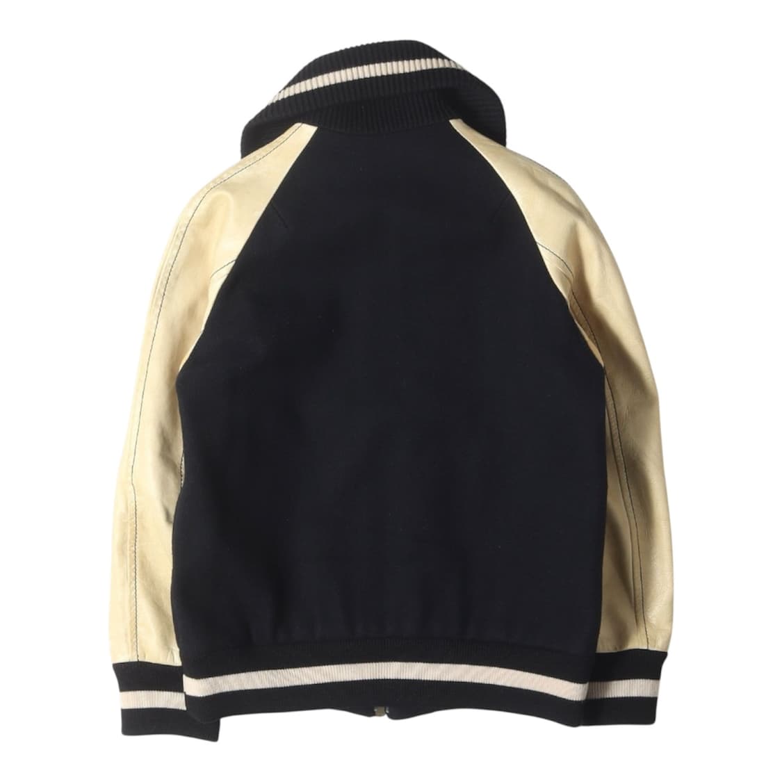 08aw 넘버나인 바시티 자켓 블랙 상품이미지4