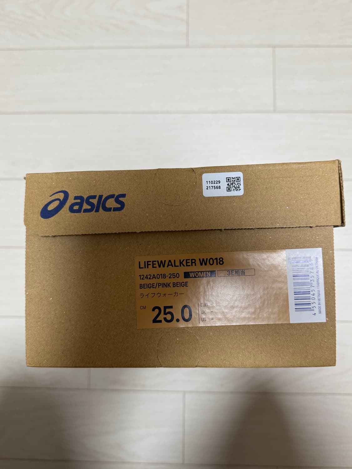 [새상품]아식스 라이프워커 250 우먼 3E 베이지핑크 상품이미지2