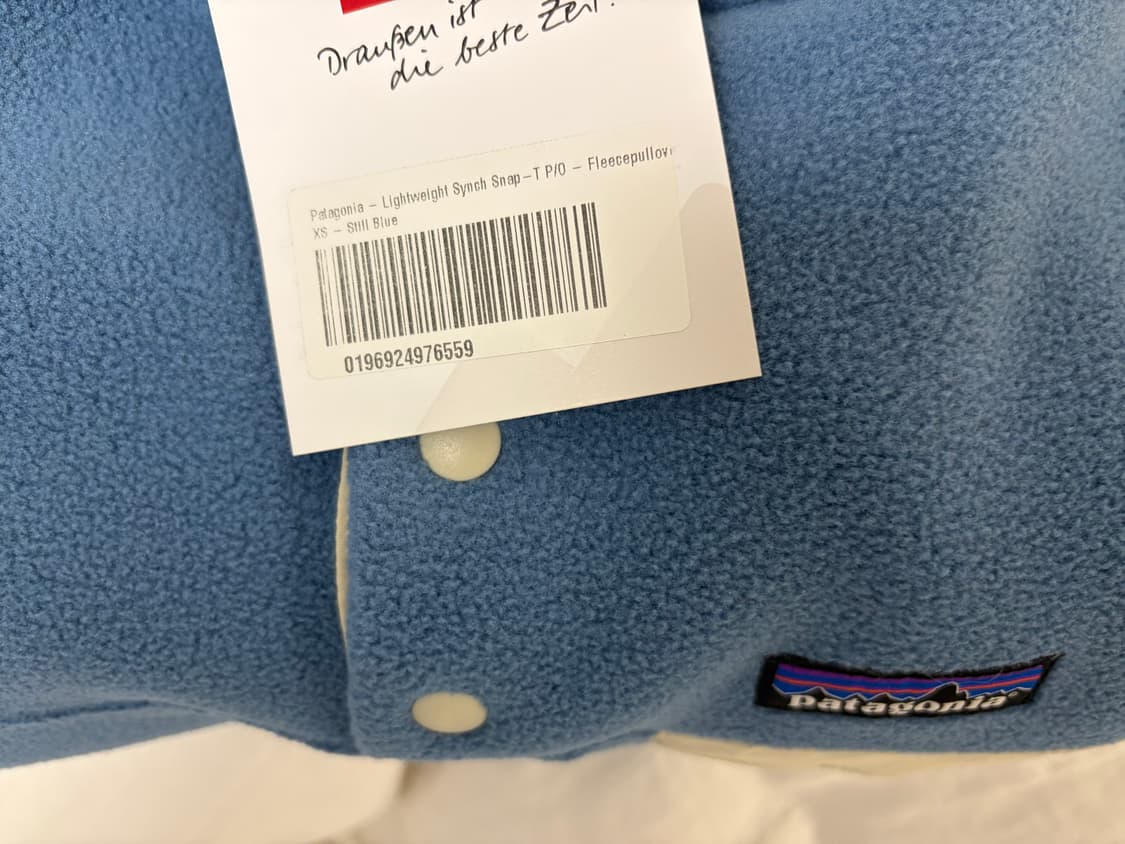 파타고니아 신칠라 스틸블루 xs  새상품 판매합니다 상품이미지5