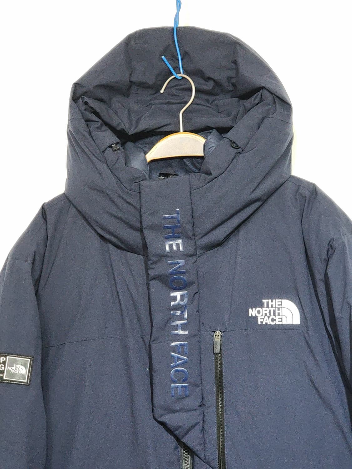 노스페이스 거위털 롱패딩 네이비 구스다운 빅사이즈 패딩코트  상품이미지2