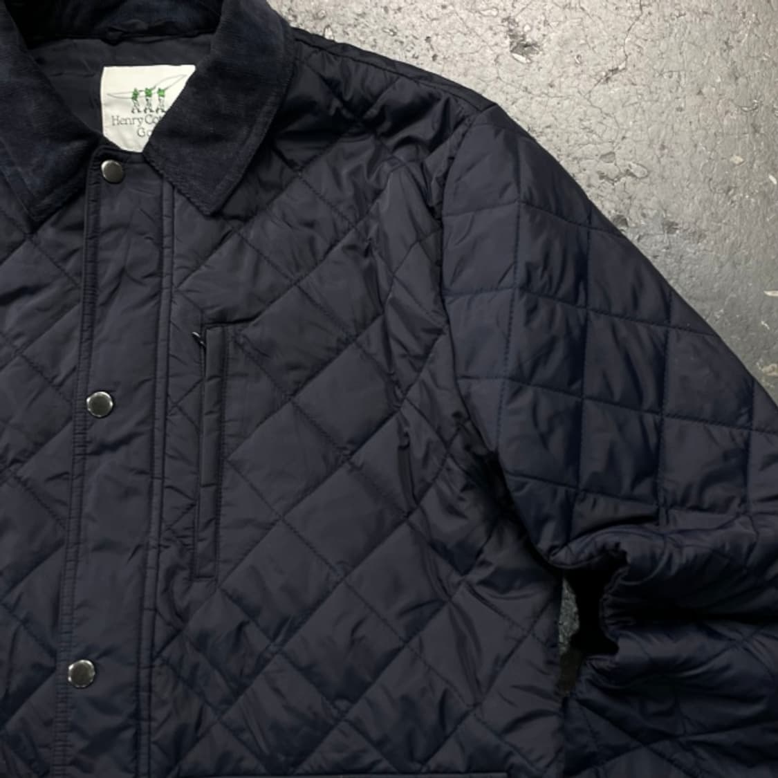100 헨리코튼 퀼팅 자켓  상품이미지2