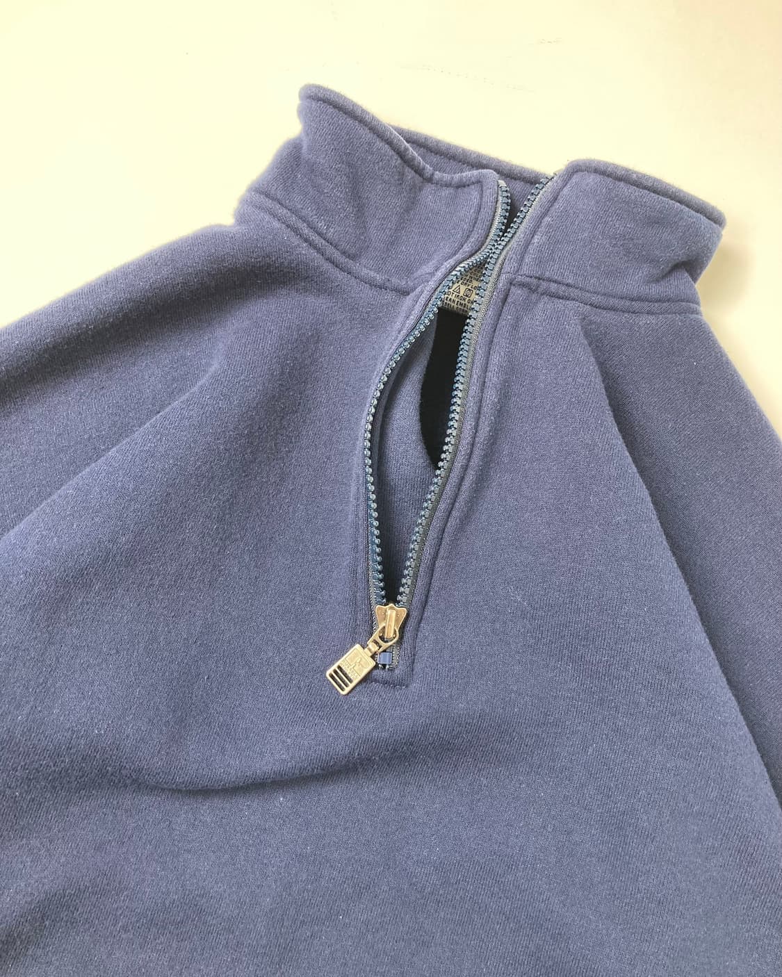 90s Russell Quarter Zip Sweatshirt (navy 상품이미지6