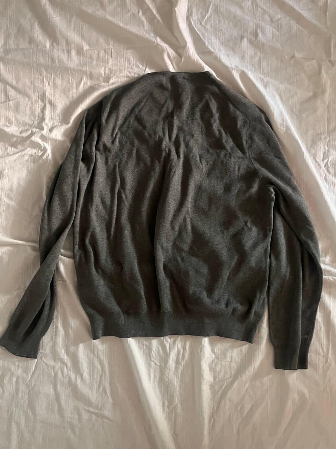 Polo Ralph Lauren dark gray Vneck knit 상품이미지4