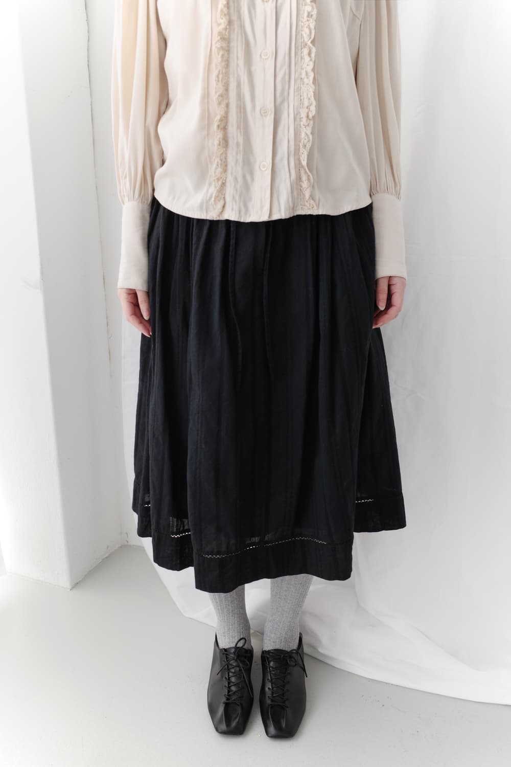 shirring skirt  상품이미지4