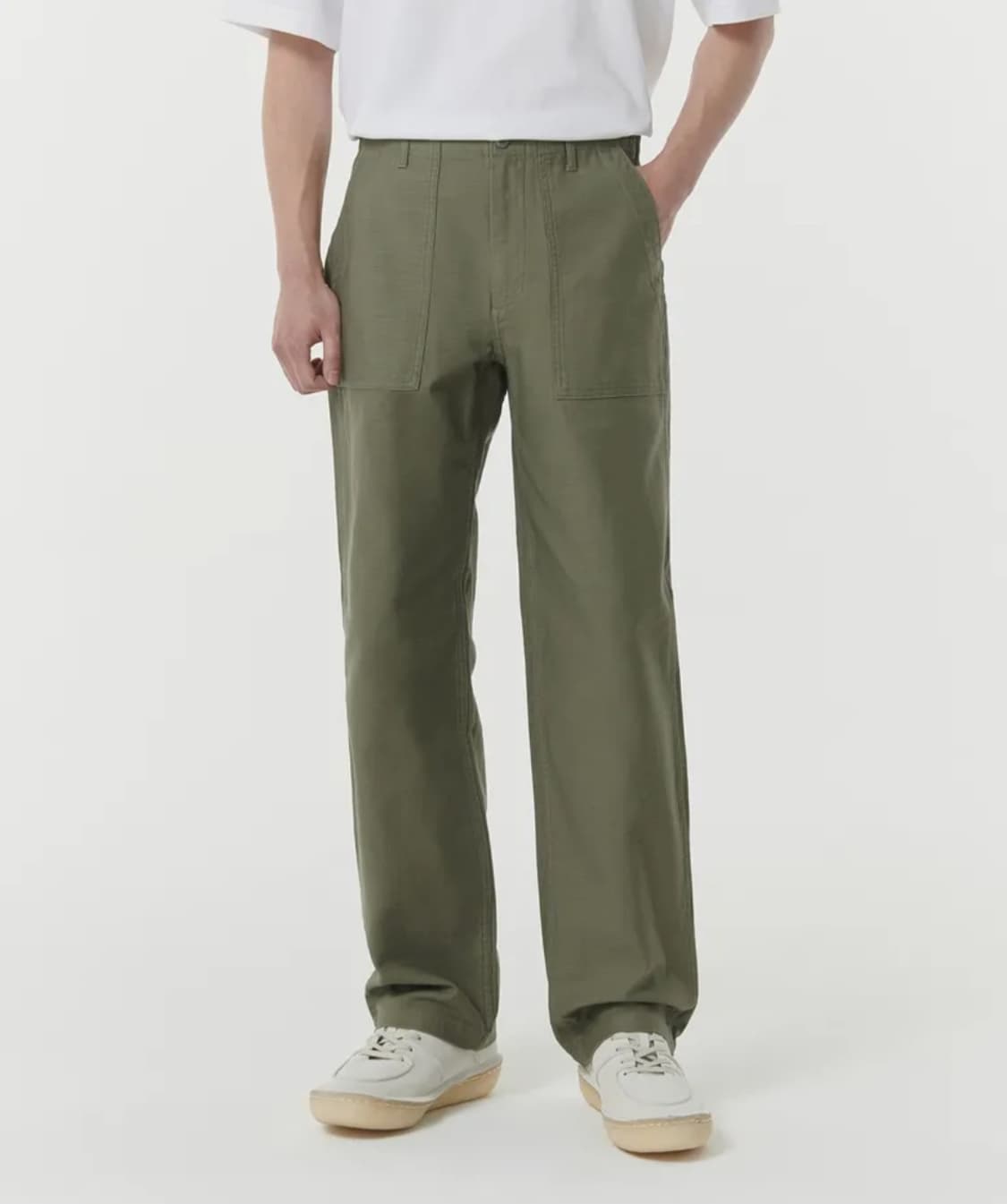 무탠다드 퍼티그팬츠 30 올리브 상품이미지2