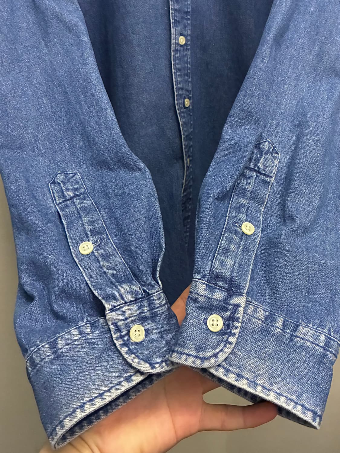 (XXL)90s 폴로랄프로렌 Blaire 블레어핏 버튼다운 데님셔츠 상품이미지6