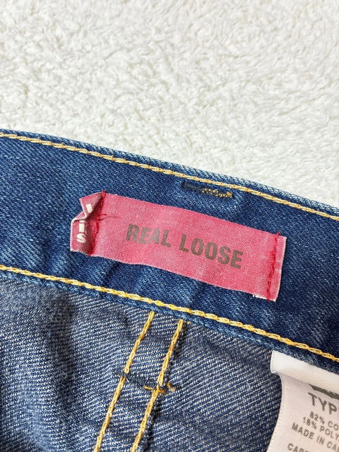 리바이스 00's 타입1 리얼 루즈 데님 팬츠 PN7404 상품이미지8