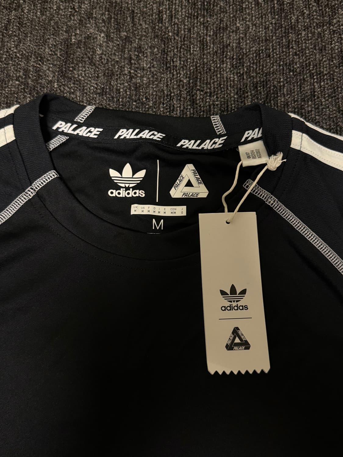 [M] 팔라스 아디다스 티셔츠 블랙 17ss 상품이미지3
