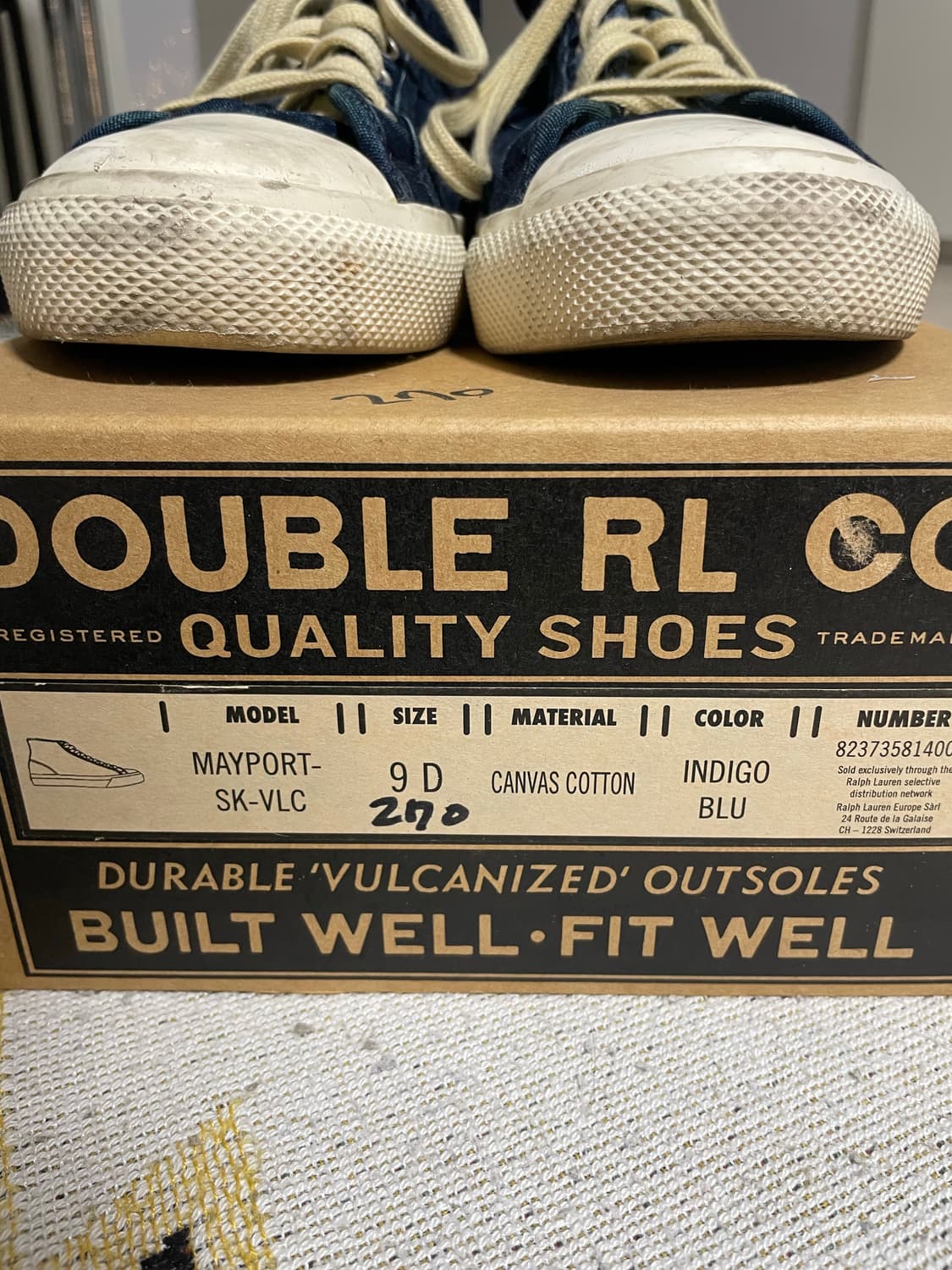 RRL 인디고 메이포트 스니커즈 (9D 270) 상품이미지2