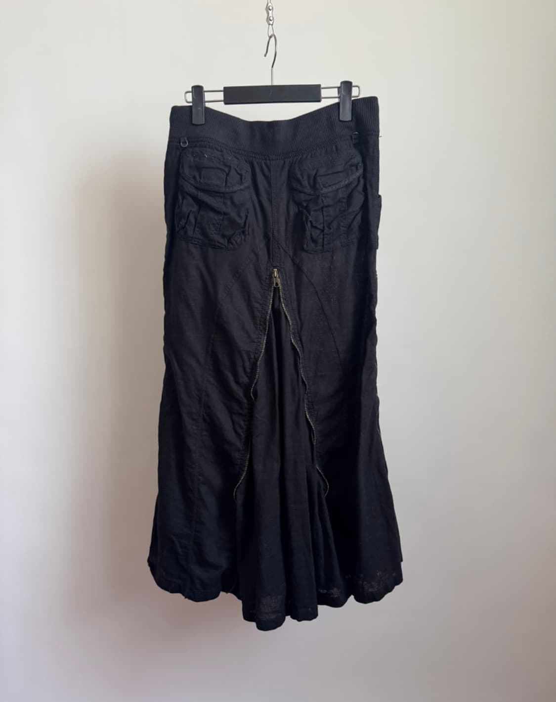 goa vintage y2k linen cargo skirt 상품이미지4