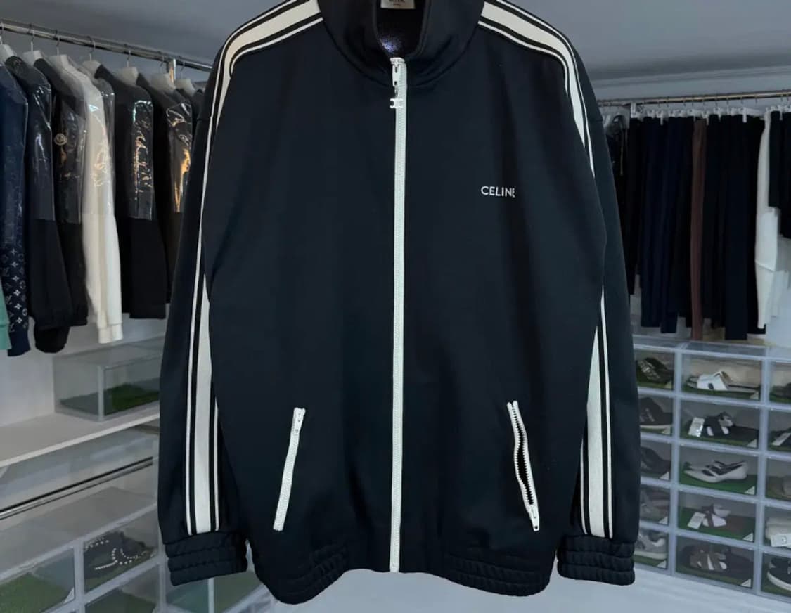 셀린느 스트라이프 오버핏 트랙 자켓 XXL 상품이미지1