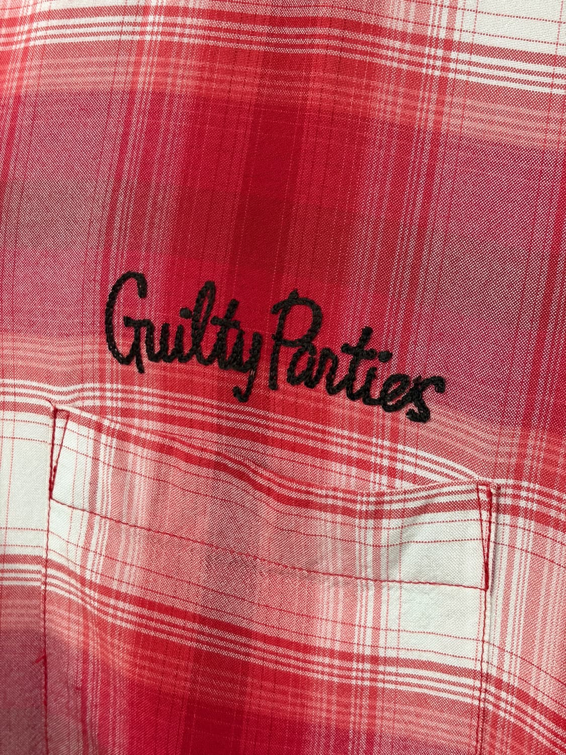 Wacko maria 와코마리아 옴브레 레이온 체크 셔츠 L 상품이미지3