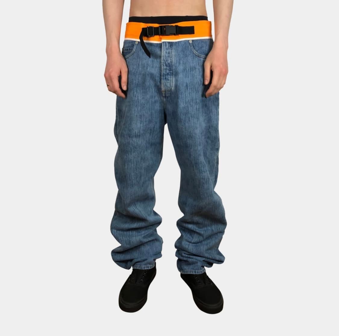 마르지엘라 스티치 콘트라스팅 밴드 스트레이트진 30사이 상품이미지7