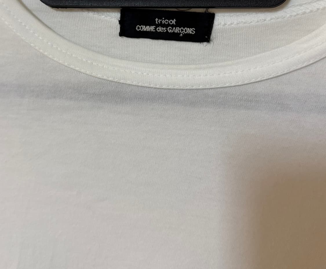 꼼데가르송 레이스 자수 프린팅 롱 슬리브 티셔스 상품이미지4