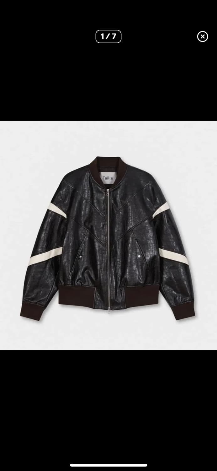 타일레 레더 블루종 상품이미지2