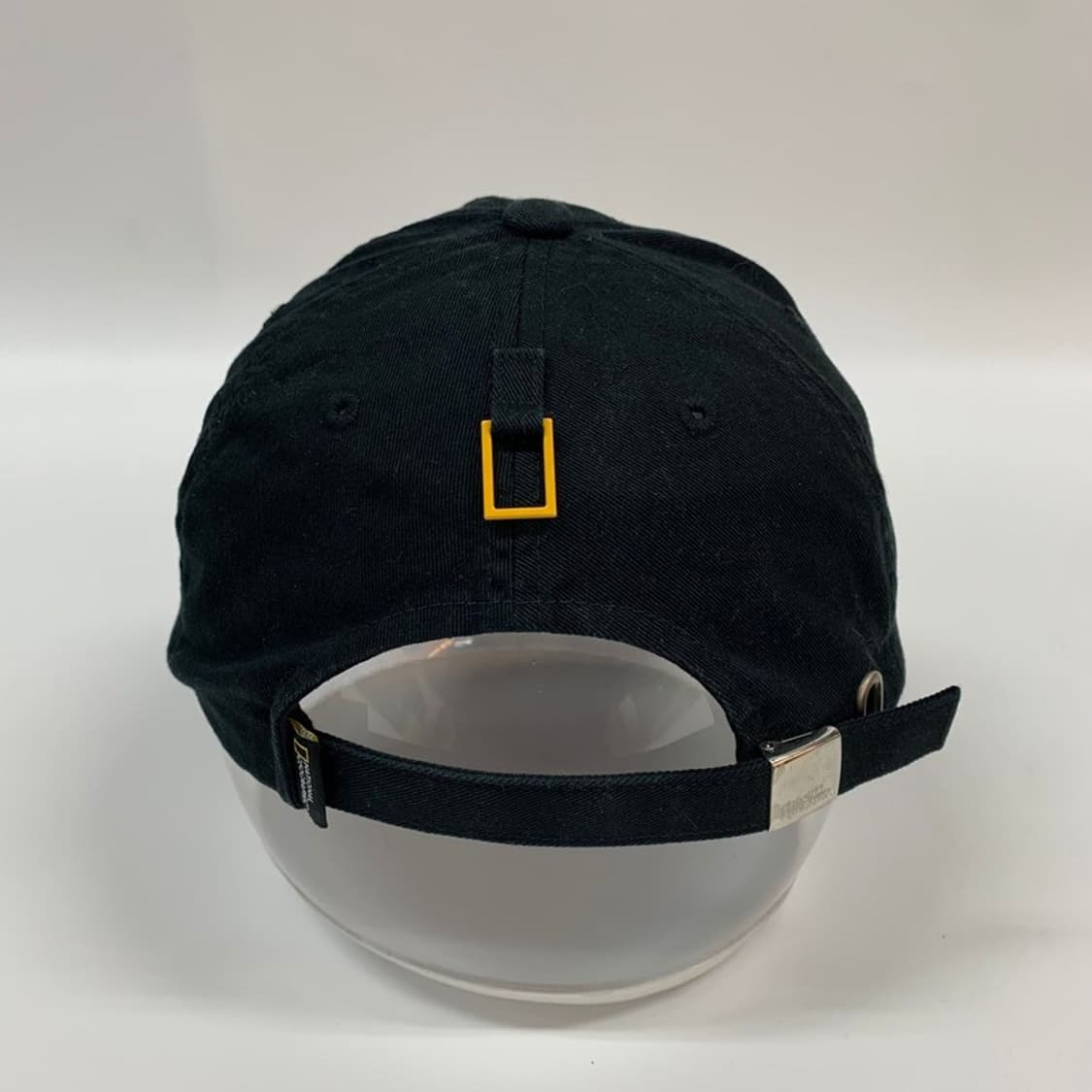 내셔널지오그래픽 시그니처 빅로고 볼캡 블랙 상품이미지4